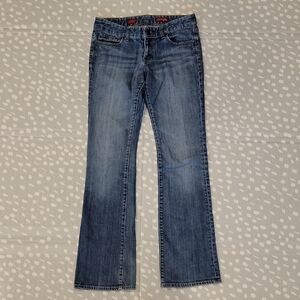 Express Dark Blue Women's Boot Leg Jeans